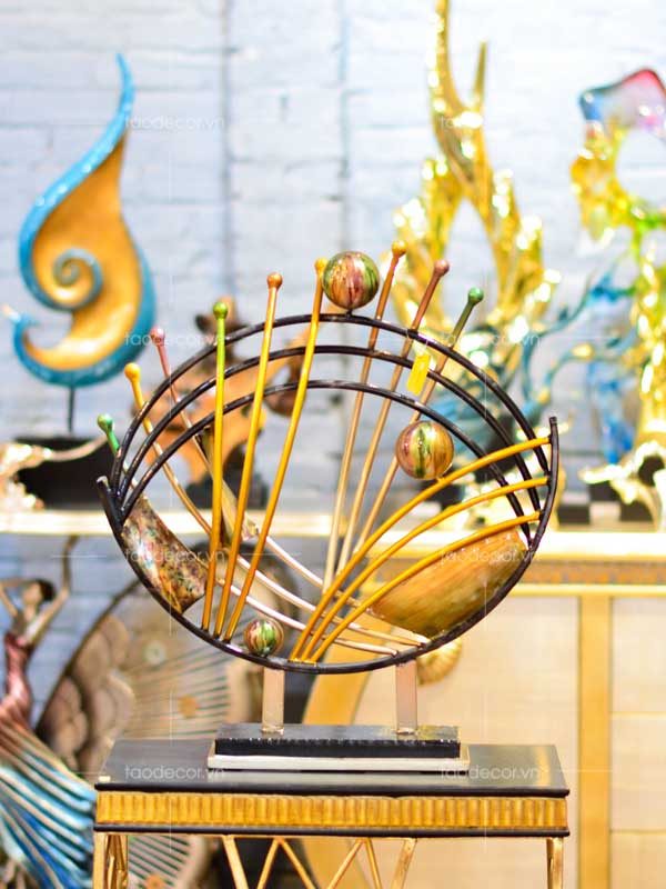 trang trí nhà-đồ trang trí kệ tủ phòng khách