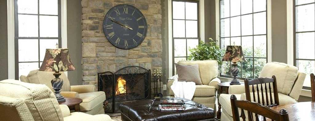 trang-trí-phòng-khách-bằng-đồng-hồ